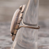 Vintage Sterling Mother Of Pearl Ring 6