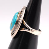 Vintage Sterling Turquoise Ring 6