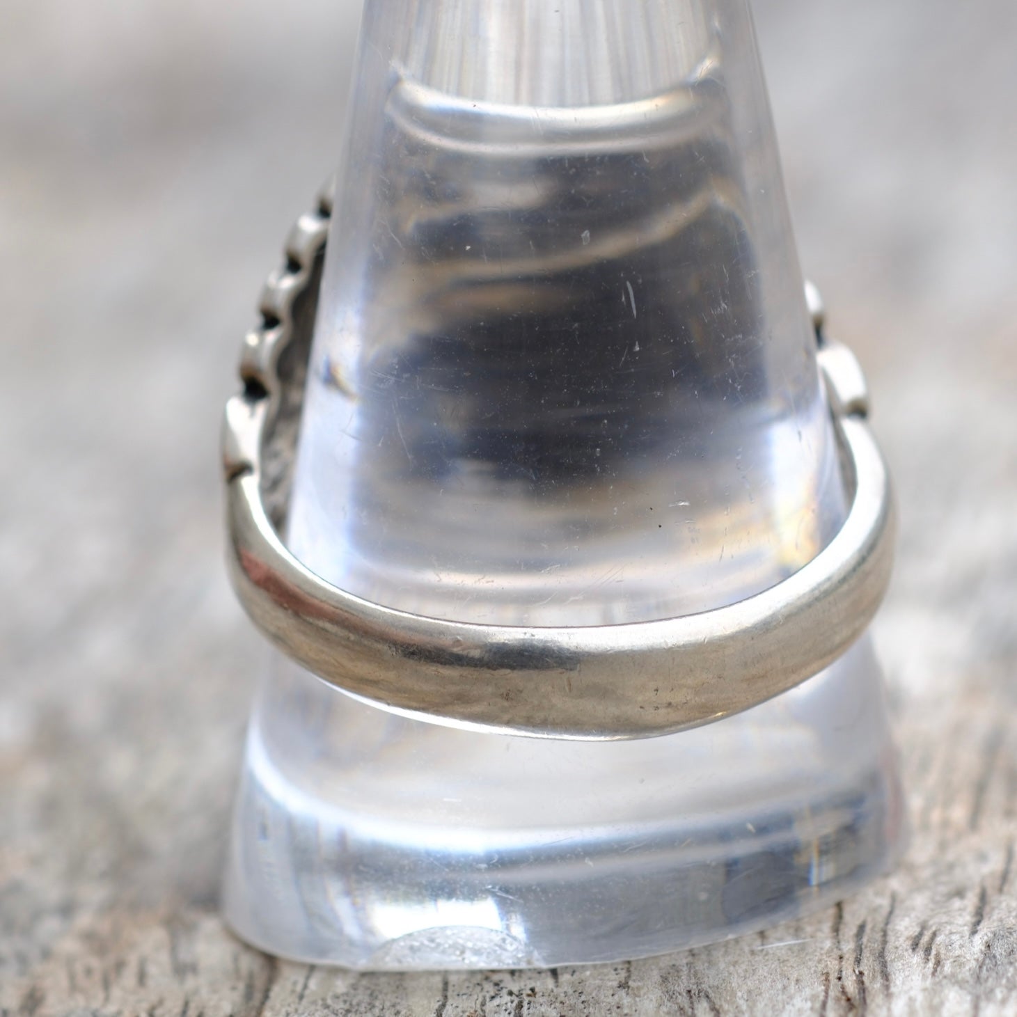 Vintage Sterling Silver Big Chief Ring 11.75