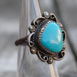 Vintage Sterling Turquoise Ring 5