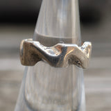 Vintage Sterling Modernist Ring 5.75