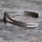 Vintage Sterling Turquoise Cuff