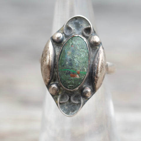 Vintage Sterling Turquoise Ring 6