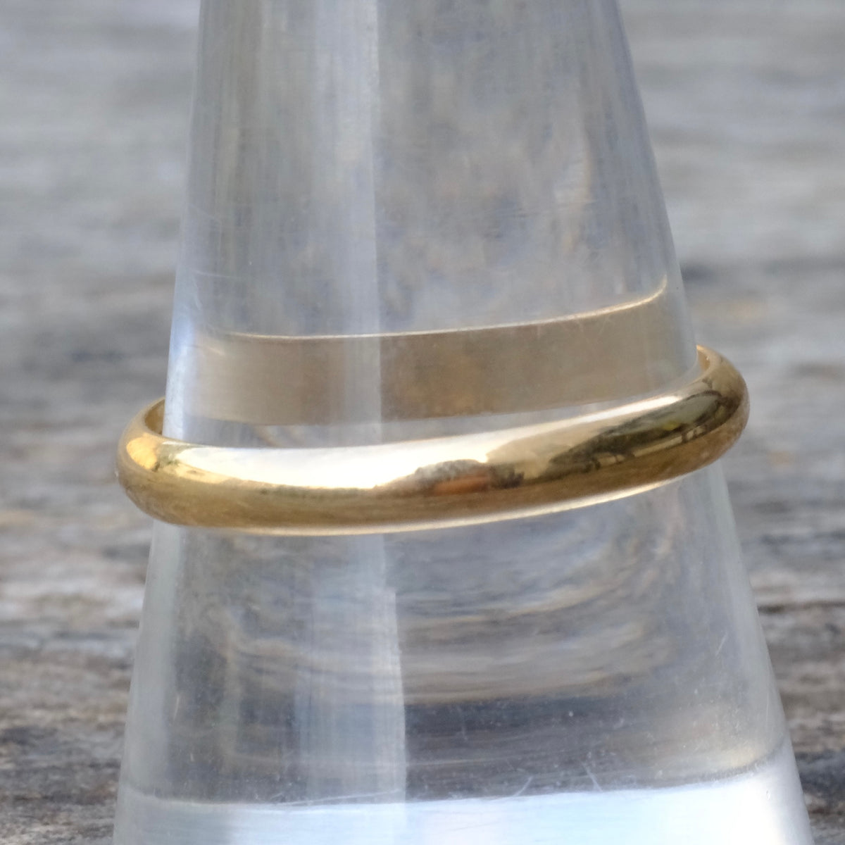 Vintage 14K Gold Band Ring 9.75