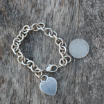 Vintage Sterling TIFFANY'S Heart Bracelet