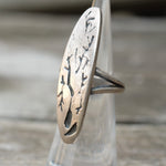 Vintage Sterling Silver Branch Ring 5