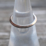 Vintage Sterling CZ Inlay Band 5.75