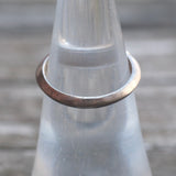 Vintage Sterling CZ Inlay Band 5.75