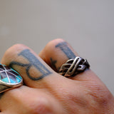 Vintage Sterling Silver Celtic Ring 6.5