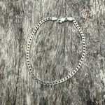 Vintage Sterling Curb Chain Bracelet
