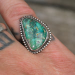 Vintage Sterling Turquoise Ring 6.25