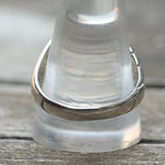 Vintage White Bronze Eagle Ring 12.75