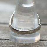 Vintage White Bronze Eagle Ring 12.75
