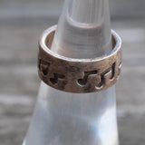 Vintage Sterling Silver Music Band 5