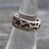 Vintage Sterling Silver Band 5.5