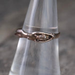 Vintage Sterling Lovers Ring 7