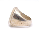 Vintage Sterling Tigers Eye Signet Ring 6.5