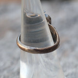 Vintage Sterling Turquoise and MOP Feather Ring 6.25