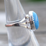 Vintage Sterling Sodalite Ring 6.25