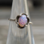 Vintage Sterling Foil Art Ring 4