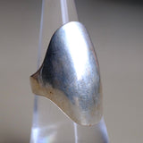 Vintage Sterling Silver Dome Ring 7