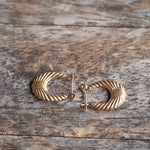 Vintage 14K Gold Hoop Earrings