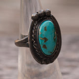 Vintage Sterling Turquoise Ring 5