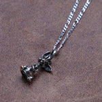 Vintage Sterling Silver Rabbit Necklace