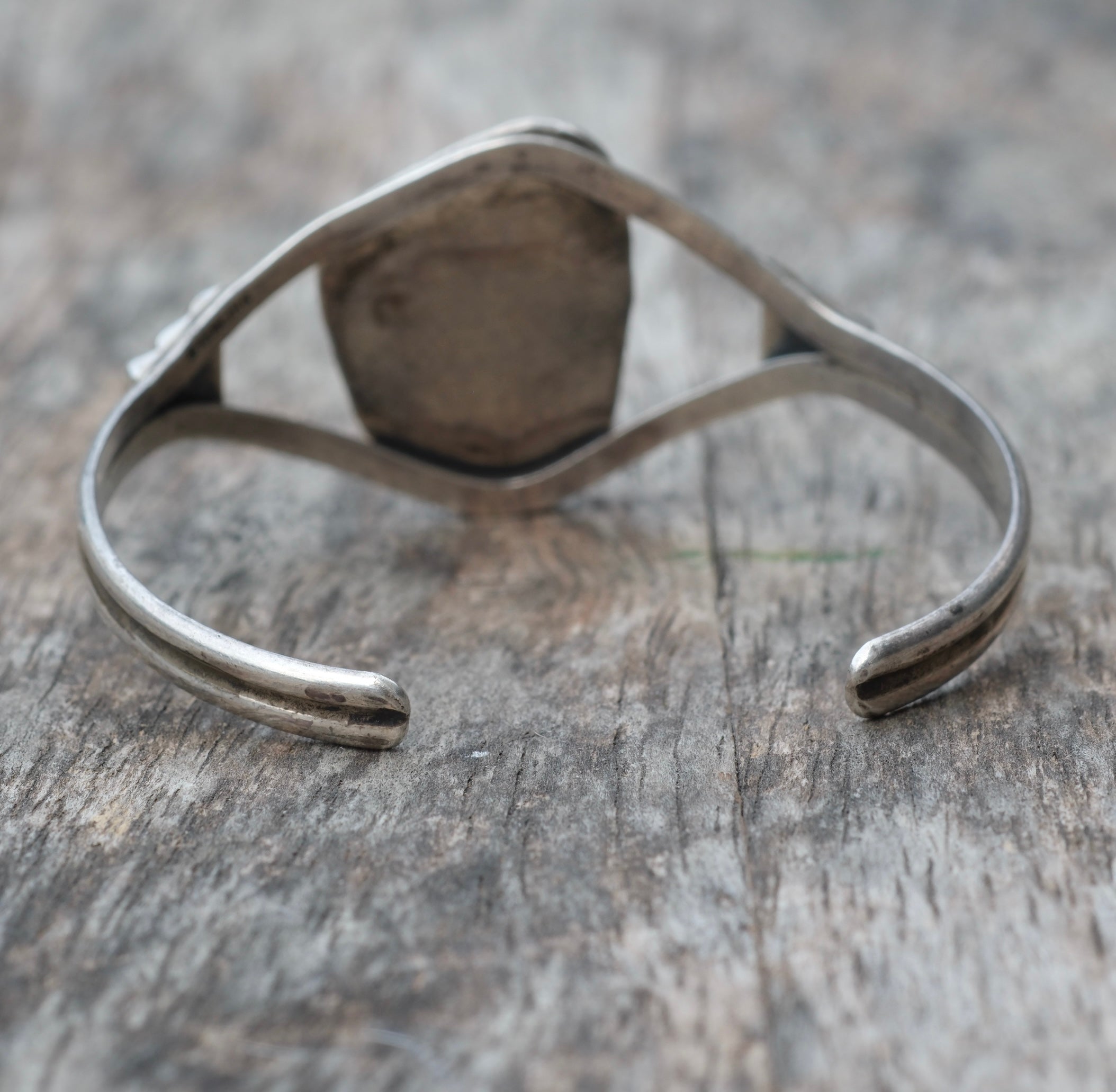 Vintage Sterling Turquoise Cuff Bracelet