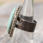 Vintage Sterling Turquoise Ring 6.5