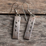 Vintage Sterling S Skeets Earrings