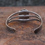 1950's Vintage Agate Stamped Cuff
