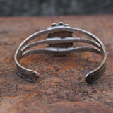 1950's Vintage Agate Stamped Cuff