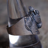 Vintage Sterling Silver Horse Ring 9.5
