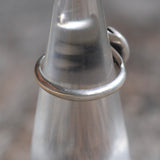 Vintage Sterling Tigers Eye Feather Ring 3.25