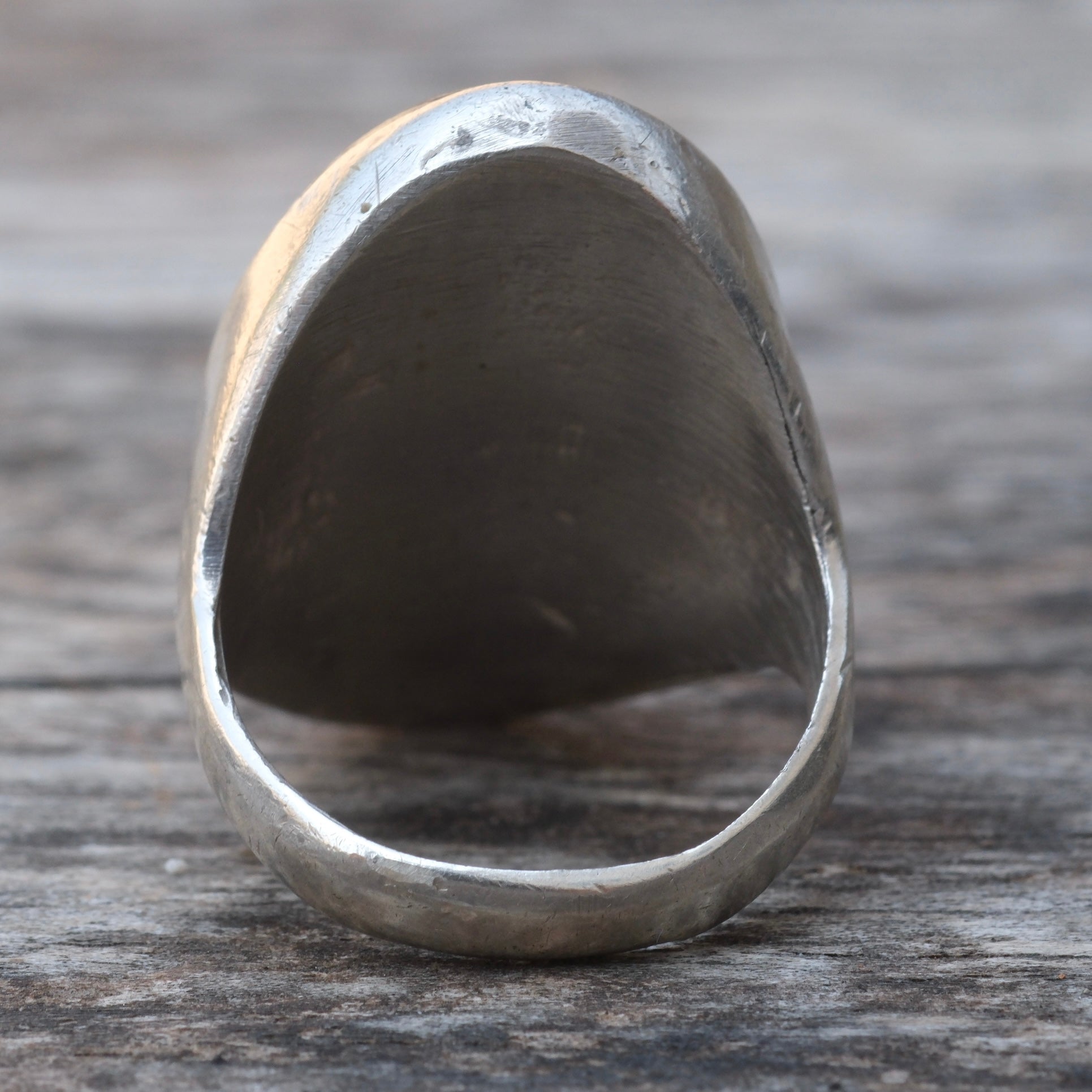 Vintage Sterling Multistone Inlay Ring 9.75