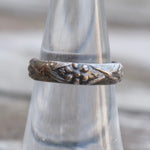 Vintage Sterling Floral Band 6