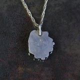 Vintage Sterling Turquoise Feather Necklace