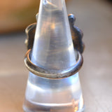 Vintage Sterling Turquoise Ring 8.25