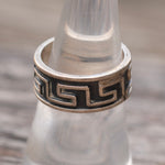 Vintage Sterling Silver Band 7