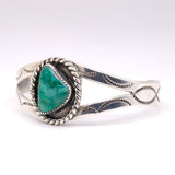 Vintage Sterling Turquoise Cuff Bracelet