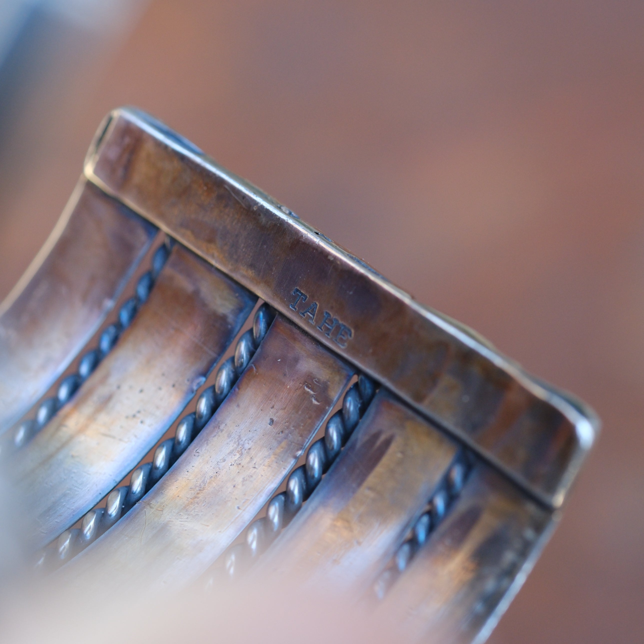 Massive Sterling Silver Turquoise Roper Cuff Bracelet
