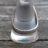 Chunky Vintage Sterling Turquoise and Coral Ring 11.75