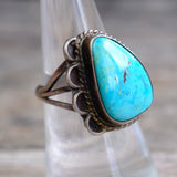 Vintage Sterling Turquoise Ring 7