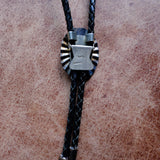 Vintage Sterling Jasper Bolo Tie