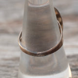 Vintage Sterling Turquoise Shadowbox Ring 8.75