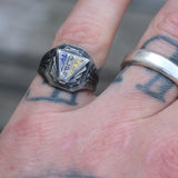 Vintage Sterling 1955 Class Signet Ring 5.5