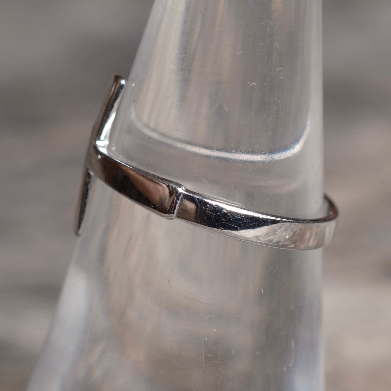 Vintage Sterling Silver Ankh Ring 6.75