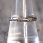 Vintage Sterling Silver Stamped Band Ring 9