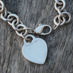 Vintage Sterling TIFFANY'S Heart Bracelet